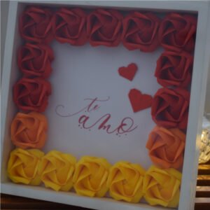 Cuadro de origami - Te amo