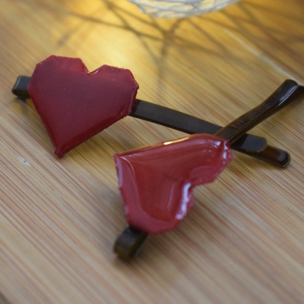 Hebilla de corazón de origami